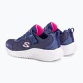 SKECHERS Bounder Girly Groove detská tréningová obuv navy 3