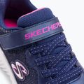 SKECHERS Bounder Girly Groove detská tréningová obuv navy 8