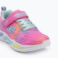 Detská obuv SKECHERS S-Lights Wavy Beams pink/multi 7