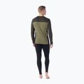 Pánska termoaktívna mikina Smartwool Classic Thermal Merino Base Layer Colorblock Crew Boxed moss 2