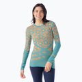 Dámska termoaktívna mikina Smartwool Intraknit Thermal Merino Base Layer Pattern Crew cascade
