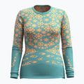 Dámska termoaktívna mikina Smartwool Intraknit Thermal Merino Base Layer Pattern Crew cascade 3