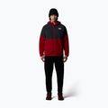 Pánska mikina The North Face Glacier Heavyweight Full Zip HD garnet red/asphalt grey 2