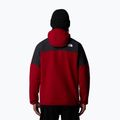 Pánska mikina The North Face Glacier Heavyweight Full Zip HD garnet red/asphalt grey 3