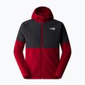 Pánska mikina The North Face Glacier Heavyweight Full Zip HD garnet red/asphalt grey 5