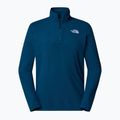 Pánska mikina The North Face 100 Glacier 1/4 Zip midnight petrol