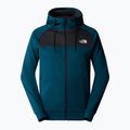 Pánska mikina The North Face Reaxion Fleece midnight petrol dark heather/asphalt grey 5