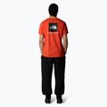 Pánske tričko The North Face Box Nse crimson orange/black 2