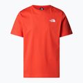 Pánske tričko The North Face Box Nse crimson orange/black 4