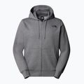 Pánska mikina The North Face Simple Dome Full Zip Hoodie medium grey heather 5