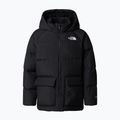 Detská páperová bunda The North Face Teen North Down Fleece Lined Short Parka tnf black