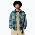 Pánska zateplená bunda The North Face Afterburner Insulated Flannel midnight petrol 4