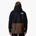 Pánska lyžiarska bunda The North Face Dragline black/smokey brown 3
