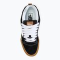 Vans Knu Skool gum bumper black topánky 5