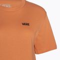Dámske tričko Vans s logom na ľavej strane hrude carnelian 3