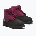 Detské topánky Timberland Premium 6 In Lace black nubuck/dark pink 8