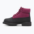 Detské topánky Timberland Premium 6 In Lace black nubuck/dark pink 11