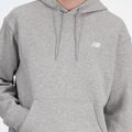 Pánska mikina New Balance Small Logo French Terry Hoodie athletic grey 4