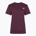 Dámske tričko New Balance Essentials Jersey plum brown