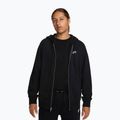 Pánska mikina Nike Club FZ Hoodie black/black/white