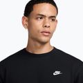 Pánska mikina Nike Club French Terry Crew black/white 4