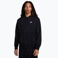 Pánska mikina Nike Club French Terry Pullover Hoodie black/black/white
