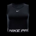 Dámske fitness tielko tank top Nike Pro Dri-Fit black/white 5