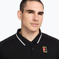 Pánske tenisové tričko Nike Court Heritage Polo black/white 4