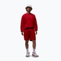 Pánska mikina  Jordan Brooklyn Fleece Crew gym red/white 2