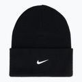 Zimná čiapka Nike Peak Swoosh Beanie black/white