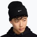 Zimná čiapka Nike Peak Swoosh Beanie black/white 4