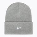 Zimná čiapka Nike Peak Swoosh Beanie dark grey heather/white