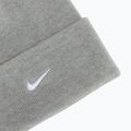 Zimná čiapka Nike Peak Swoosh Beanie dark grey heather/white 3