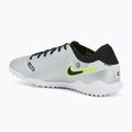 Pánske kopačky Nike Tiempo Legend 10 Pro TF metallic silver/volt/black 3
