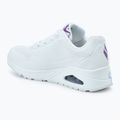 Dámske topánky SKECHERS JGoldcrown Uno Spread The Love white/light purple 3