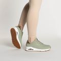 Dámske topánky SKECHERS Uno Shimmer Away sage/rose gold/mesh 2