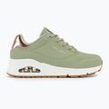 Dámske topánky SKECHERS Uno Shimmer Away sage/rose gold/mesh 3