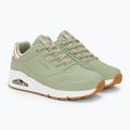 Dámske topánky SKECHERS Uno Shimmer Away sage/rose gold/mesh 5