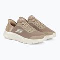 Dámske topánky SKECHERS Slip-ins Go Walk Flex Grand Entry taupe/white 4