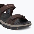 Pánske sandále SKECHERS Tresmen Ryer chocolate 7
