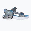 Detské sandále SKECHERS S-Lights Creature Splash charcoal/blue