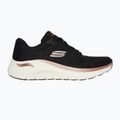 Dámske topánky SKECHERS Arch Fit 2.0 Glow The Distance black/rose gold 2