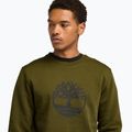 Pánska mikina Timberland Tree Logo Crew Neck dark olive 4