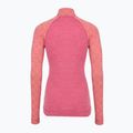 Dámska termo mikina Smartwool Classic Thermal Merino Base Layer 1/4 Zip Boxed garden pink digi snow 4