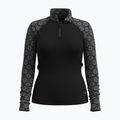 Dámska termo mikina Smartwool Classic Thermal Merino Base Layer 1/4 Zip Boxed black digi snow 3