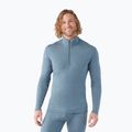 Pánska termo mikina Smartwool Classic Thermal Merino Base Layer 1/4 Zip Boxed pewter blue h