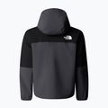 Detská nepremokavá bunda The North Face Teen Hike Packable Shell tnf black/asphalt grey 5