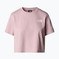 Dámske tričko The North Face Simple Dome Cropped Slim Tee metal pink 4