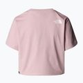 Dámske tričko The North Face Simple Dome Cropped Slim Tee metal pink 5