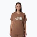 Dámske bežecké tričko The North Face Relaxed Easy Tee latte/white dune